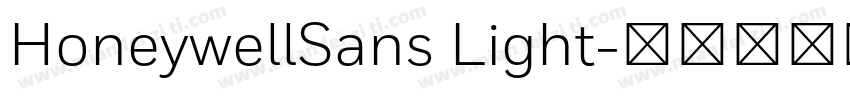 HoneywellSans Light字体转换